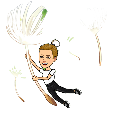 flying on a dandelion