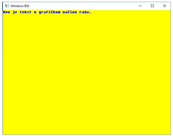 Crtanje u C/C++